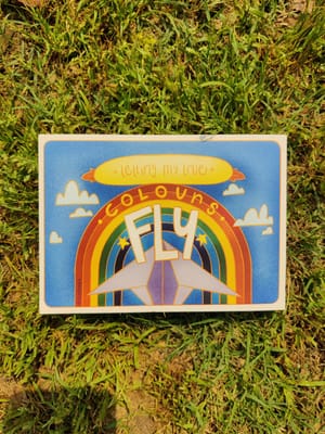 Letting my true Colours Fly Postcard